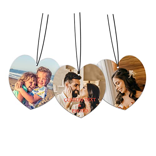 Custom Air Freshener for Car - Personalized with Multiple Fragrances and Picture for Hanging Ornaments (Unique Scented Gift)