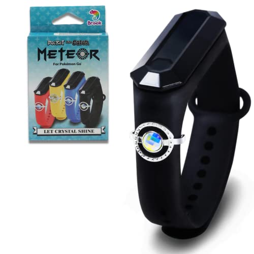 Brook Pocket Auto Catch Meteor with IP67 - Auto Spin and Catching Pocket Monsters, Auto Catcher, Waterproof and Dustproof Poke Go Accessory (Shiny Black)