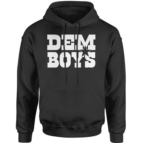 Expression Tees Hoodie Dem Boys Dallas Adult X-Large Black