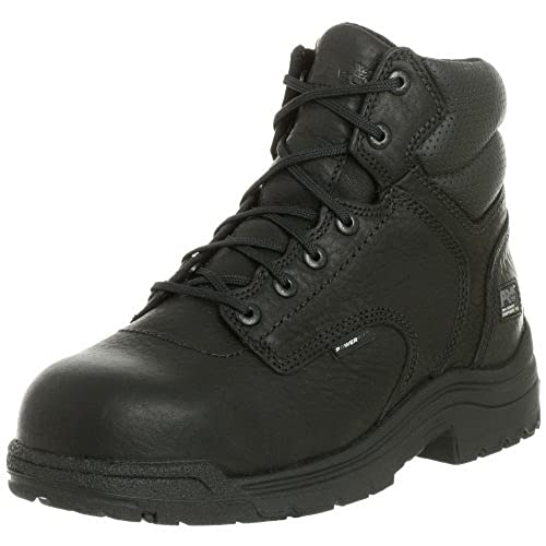 Timberland PRO Men's Titan 6 Inch Composite Safety Toe Industrial Work Boot, Black, 10.5