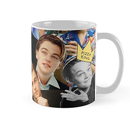 Leonardo Dicaprio Collage Coffee Mug 11oz & 15oz Ceramic Tea Cups