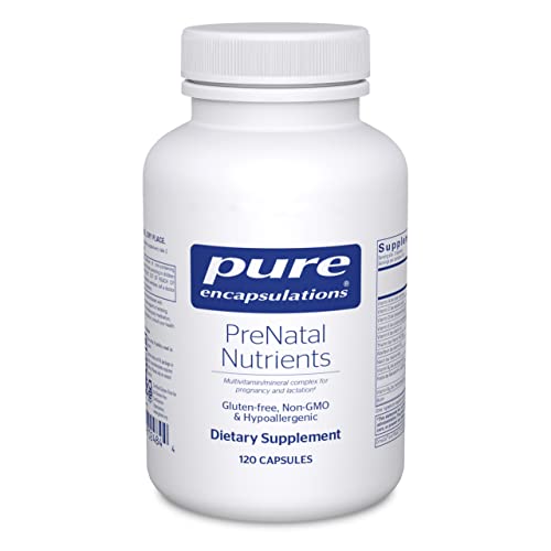Pure Encapsulations PreNatal Nutrients | Multivitamin Supplement to Support Pregnancy, Lactation, and Maternal/Fetal Well-Being* | 120 Capsules