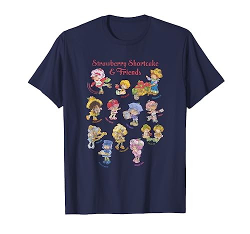 Strawberry Shortcake & Friends Vintage Character Sketchbook T-Shirt