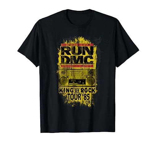 Run DMC Official King Of Rock Tour '85 T-Shirt