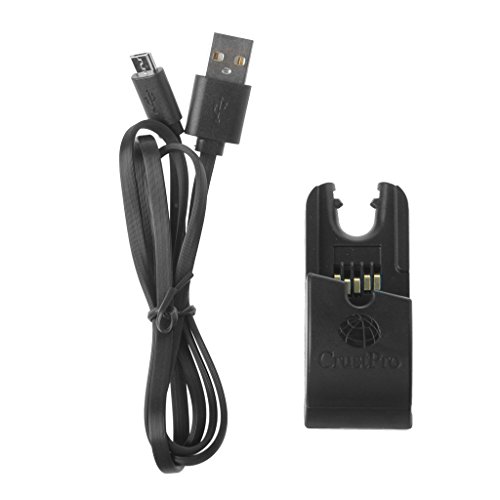 angwang USB Data Charging Cradle Charger Cable for Sony Walkman MP3 Player NW-WS413 NW-WS414 Black