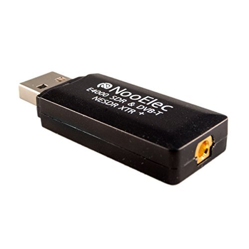 NooElec NESDR XTR+ Tiny Extended-Range TCXO-Based RTL-SDR & DVB-T USB Stick (RTL2832U + E4000) w/Antenna and Remote Control