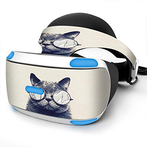 Sony Playstation VR Headset Skin Decal Vinyl Wrap - Cool Cat Kat Shades Glasses Tumblr