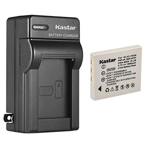 Kastar 1-Pack Battery and AC Wall Charger Replacement for Fujifilm NP-40 NP-40N Battery, BC-40N Charger, Fuji FinePix V10, FinePix V10 Zoom, FinePix Z1, FinePix Z1 Zoom, FinePix Z2, FinePix Z3 Zoom