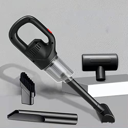 Cordless Car Vacuum - Portable Large Suction Small Handheld Vacuum Rechargeable Car Small Vacuum Cleaner with Washable Filter - Household Compact Dusts Buster for Car Home Sofa Seats /67 ( Color : Bla