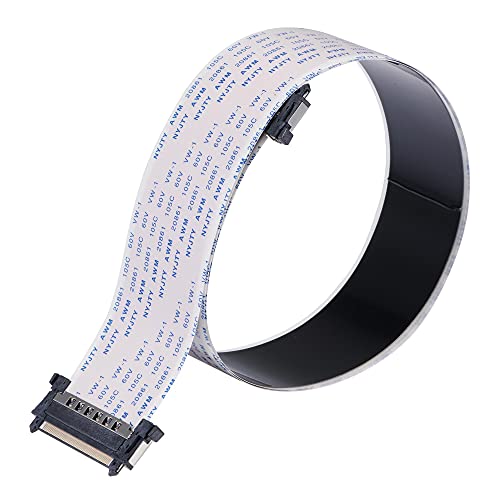 uxcell FFC FPC Cable 0.5mm Pitch 51 Pin 600mm Flexible Flat Ribbon Cable for LCD Screen