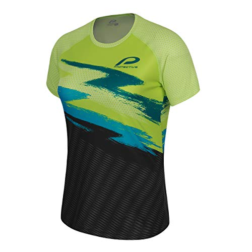 Protective Women's MTB Short Sleeve Jersey with a Relaxed fit Cycling - 100% Recycled Anthracite