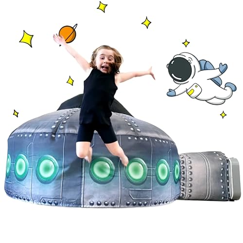 The Original Patented AirFort - Build A Fort in 30 Seconds, Inflatable Fort for Kids, Play Tent for 3-12 Years, A Playhouse Where Imagination Runs Wild, Fan not Included (UFO)