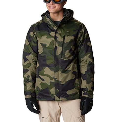 Columbia Men's Whirlibird IV Interchange Jacket, Stone Green Mod Camo Print, Medium