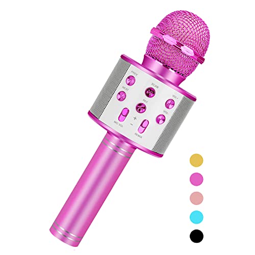 Toys For 3-16 Years Old Girls Gifts,Karaoke Microphone For Kids Age 4-12,Best Fun Birthday Gifts For 5 6 7 8 9 10 11 Years Teens Girl Boys