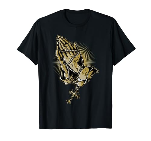 Rosary Praying Hands T-Shirt