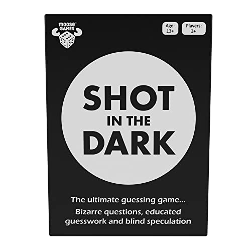 Shot In The Dark - Moose Games - The Ultimate Unorthodox Quiz Game, Multicolor, 91022