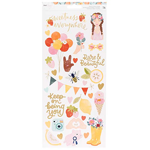 Dear Lizzy Accent and Phrase Stickers, Multi