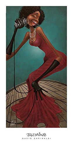 Jazmine Art Print by David Garibaldi 18 x 36in