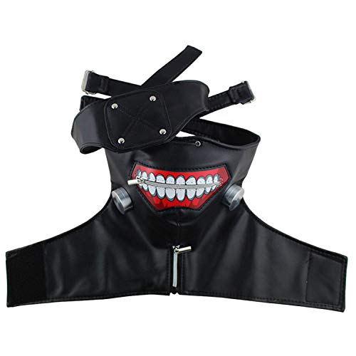 Big Fun Tokyo Ghoul Kaneki Ken 3D PU Leather Mask Halloween Cosplay Mask