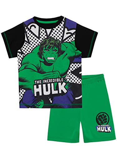 Marvel Boys' The Incredible Hulk Pajamas Size 3T Green