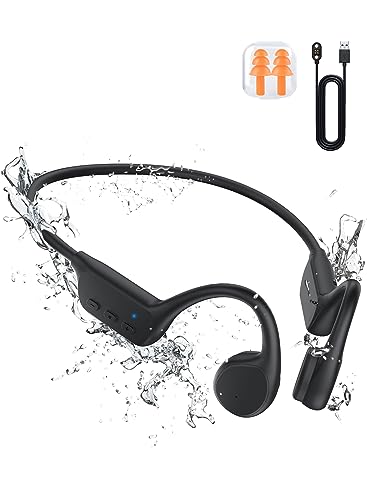 Rumatas X7 PLUS Wireless Bluetooth 5.3 Headphones, 32GB Memory, IPX8 Waterproof, Long Battery Life, Open-Ear Design