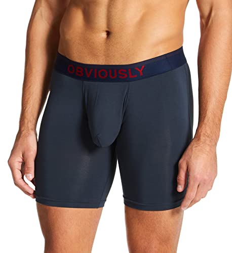 Obviously Freeman - Boxer Brief 6 Inch Leg - Ash - Large