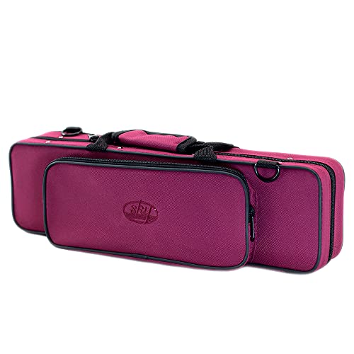 Sky 'C' Flute Lightweight Case with Shoulder Strap (Burgundy)