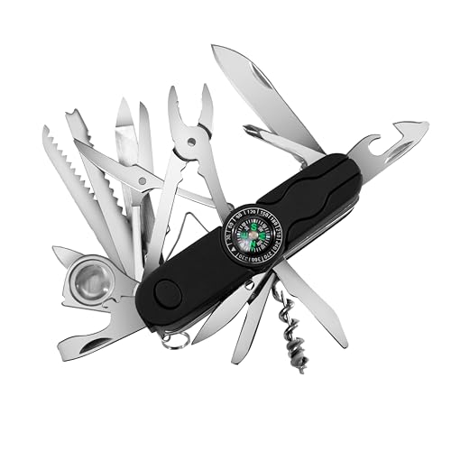 Swiss Eagle Ranger Multi-Tool Pocket Knife with Compass and 30 Tools All in Your Pocket