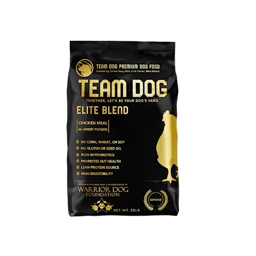 Team Dog Elite Blend Premium Dog Food (Chicken Meal & Sweet Potato, 33 lbs)
