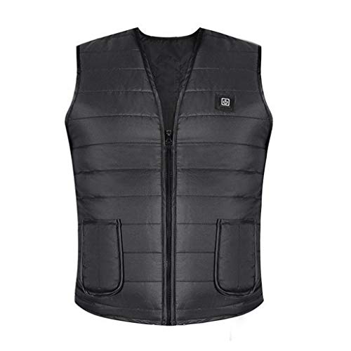 Bilqis Upgraded Heated Vest For Men And Women,Lightweight Warm Heated Jacket,Smart Electric Heating Vest Rechargeable,(No Battery)