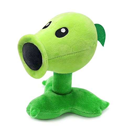 Maikerry 1 PC PVZ Peashooter Plants and Zombies vs Plush,Stuffed Soft Doll Peashooter Plush Toy,Great Gifts for Kids and Fans, Christmas, Hallowen