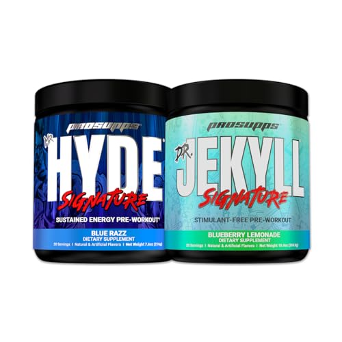 PROSUPPS Mr. Hyde Signature Blue Razz and Dr. Jekyll Signature Blueberry Lemonade Bundle