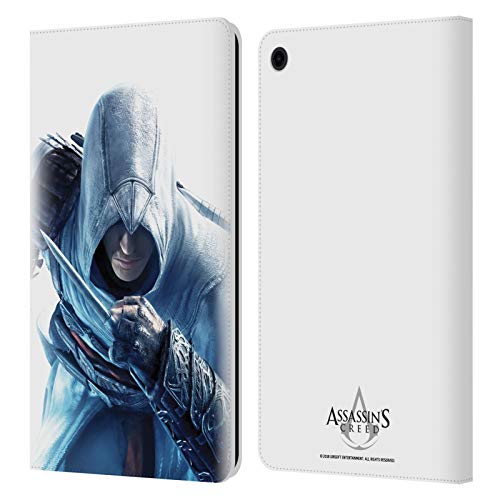 Head Case Designs Officially Licensed Assassin's Creed Altaïr Hidden Blade Key Art Leather Book Wallet Case Cover Compatible with Fire HD 8 (2015) (2017) (2018)