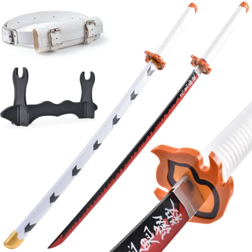 Rengoku Sword. Demon Slayer Sword -41 inchfor Role-Playing and Collection.Anime Original Texture