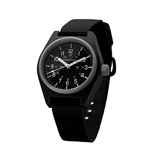 MARATHON 34mm Black General Purpose Mechanical (GPM) - Ballistic Nylon Strap