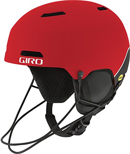 Giro Ledge SL MIPS Ski Race Helmet for Men, Women & Youth - Matte Red - M (55.5-59 cm)