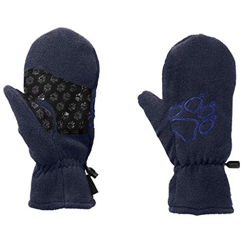 Jack Wolfskin Kids Fleece Mitten Kids, Midnight Blue, 5-6Y