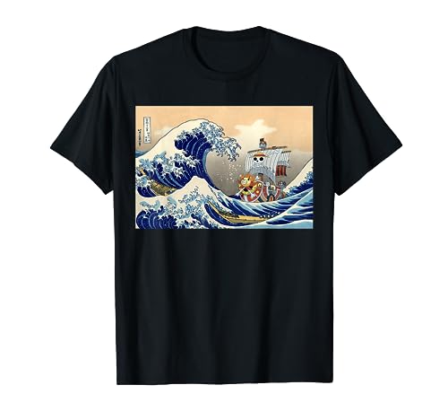 Hokusai The great wave off kanagawa Japanese art Anime T-Shirt