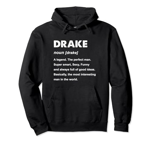 Drake Name Pullover Hoodie