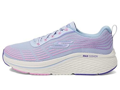 Skechers Women's Max Cushioning Elite 2.0 Sneaker, Light Blue/Pink, 9