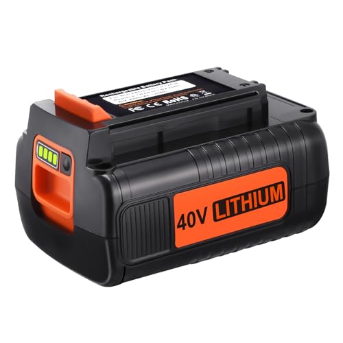 Powerextra 3.0Ah 40-Volt MAX Replacement Battery Compatible with Black&Decker LBX2040 LBX36 LBXR36 LBXR2036 40V Lithium Ion Battery