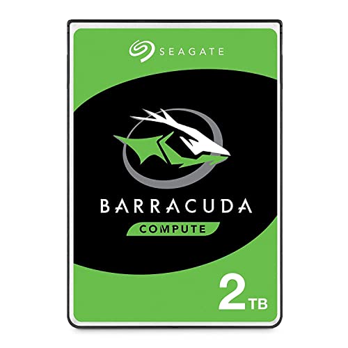 Seagate BarraCuda 2TB Internal Hard Drive HDD – 2.5 Inch SATA 6 Gb/s 5400 RPM 128MB Cache for PC Laptop (ST2000LM015)