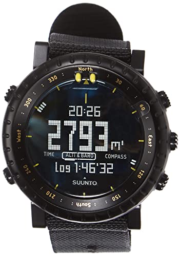 SUUNTO Unisex's Core Outdoor Watch, Weather,Black Yellow TX, One Size, Core