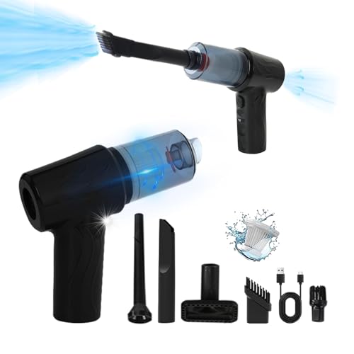 Daily Deals of The Day Prime Today Only Rechargeable Vacuum Cleaner Powerful Suction, Visual Dusts Bucket 2000 Mah Battery Lightweight 100w 2500 Pa Handheld Vacuum Cleaner for Car Today’s Deals