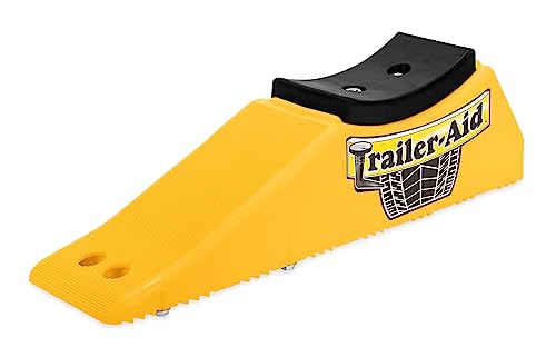 Camco Trailer Aid Plus - Tandem Trailer Ramp Provides 5 1/2' of Tire Lift — Great for RVs, Campers & More - Must Have Travel Trailer Accessories — Easy to Use(21002)