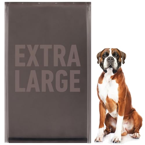 Evergreen Pet Supplies - Weatherproof XL Replacement Dog Door Flap - 13 ¾ x 23 ¾ in - Fit for Large Pets - Compatible with PetSafe Freedom Doggie Doors PAC 11-11040