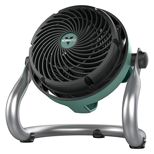 Vornado EXO51 Heavy Duty Air Circulator Shop Fan with IP54 Rated Dustproof and Water-Resistant Motor, Green, CR1-0389-17, Medium