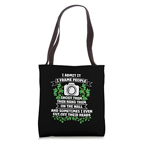 I Shoot People Photography Photographer Funny Photo Camera Tote Bag