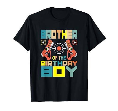Brother of the Birthday Boy Matching Laser Tag Party T-Shirt