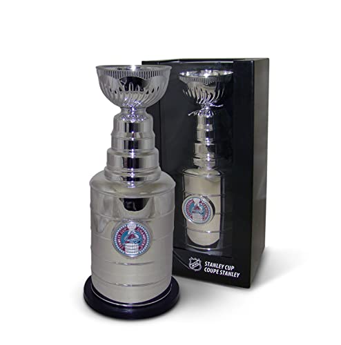 Mustang Products Avalanche NHL Stanley Cup Champions Chrome 14'' Trophy Coin Bank